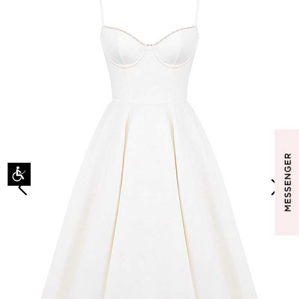 House of CB MADEMOISELLE WHITE TULLE MIDI DRESS - image 5