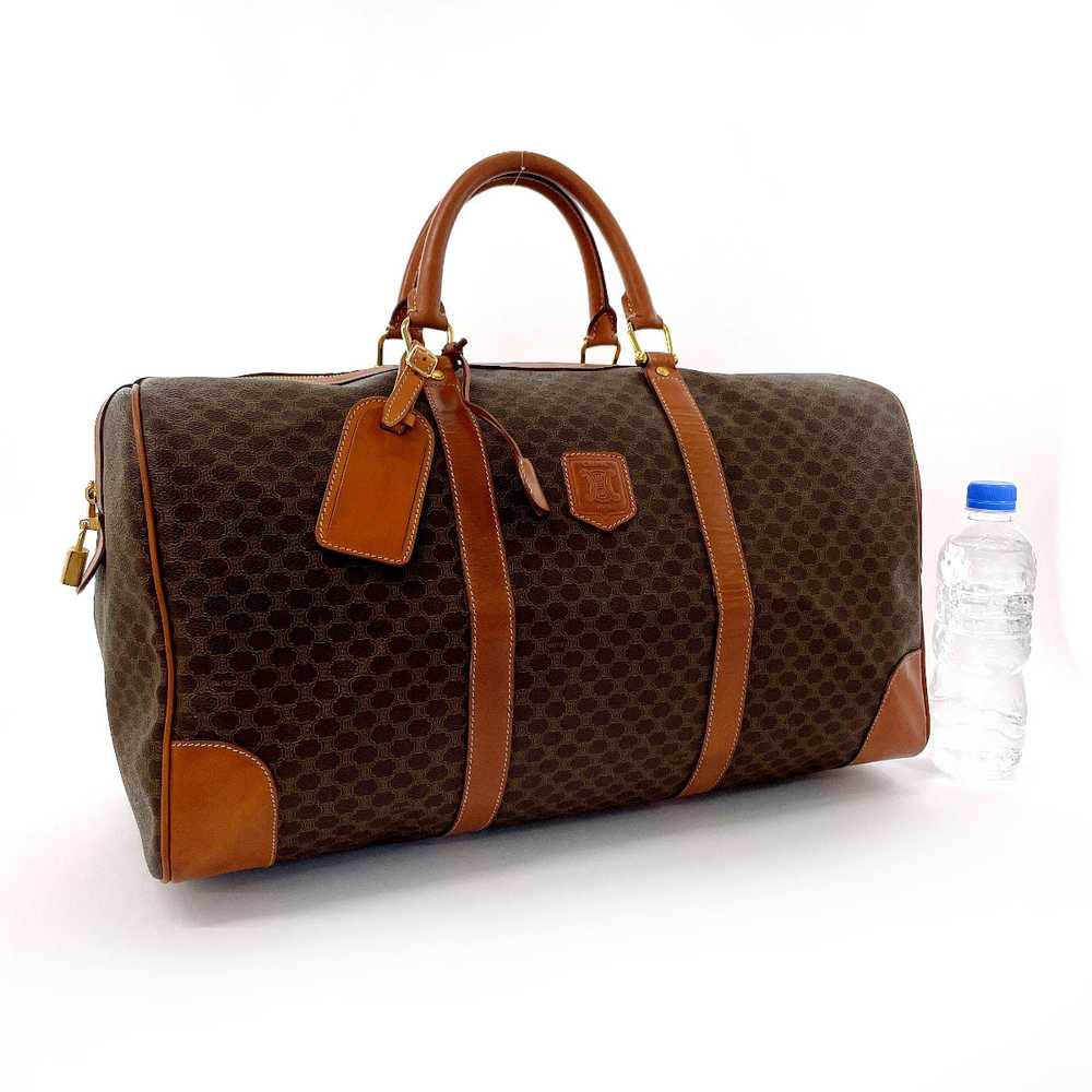 CELINE Boston Bag Travel Bag Travel Macadam PVC L… - image 2