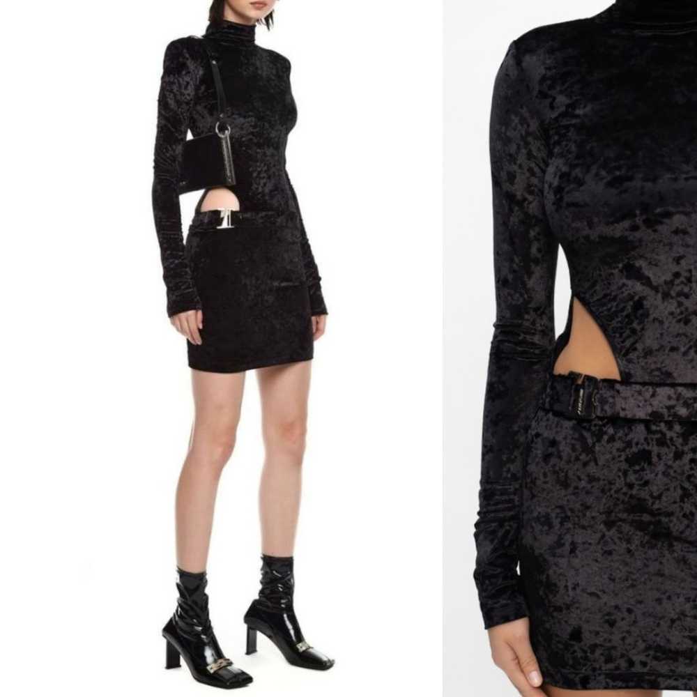 Msbhv cut out y2k velvet dress s - image 1