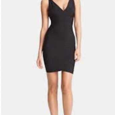 Herve Leger black bandage dress