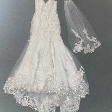 Wedding Dress adult womans like new