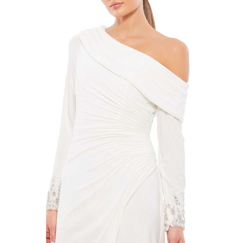 IEENA MAC DUGGAL MIDI  bride White Off the Should… - image 2