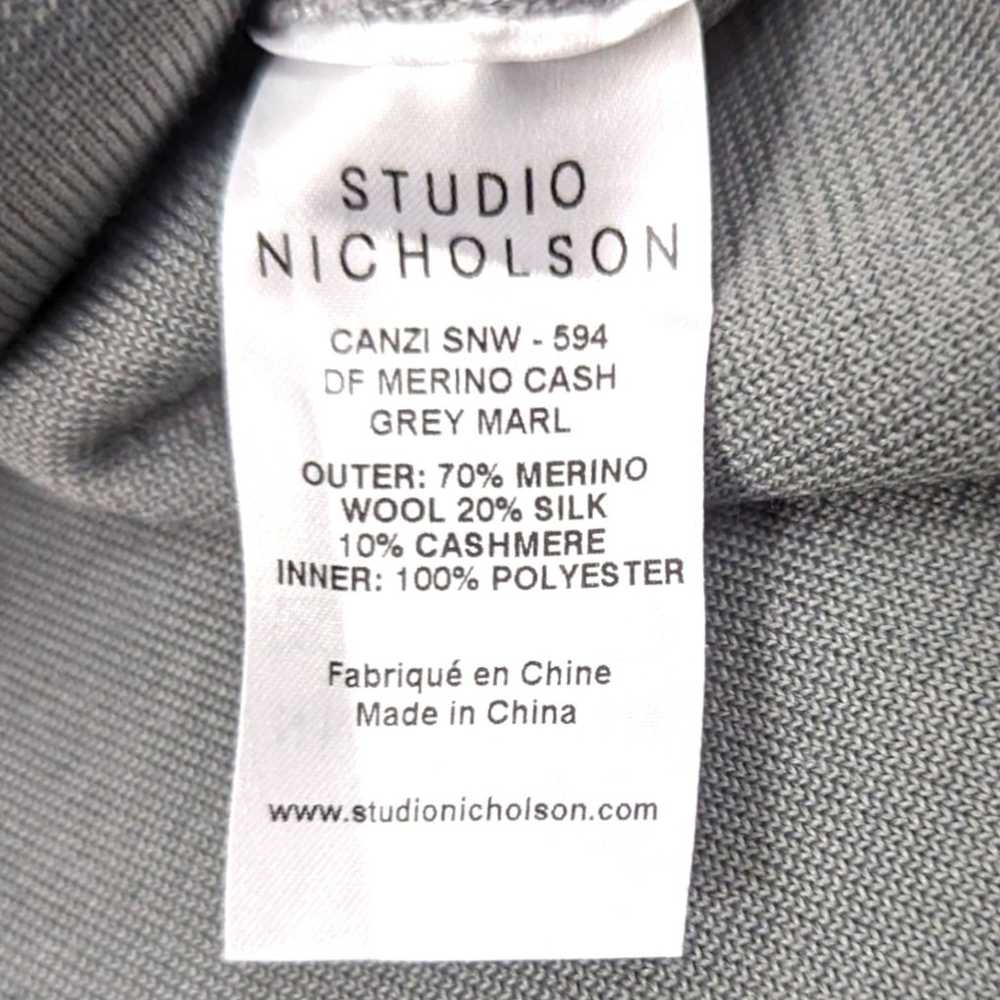 Studio Nicholson Knit Maxi Dress Wool Silk Cashme… - image 7