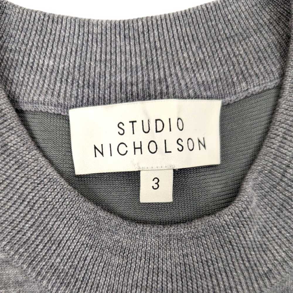 Studio Nicholson Knit Maxi Dress Wool Silk Cashme… - image 8