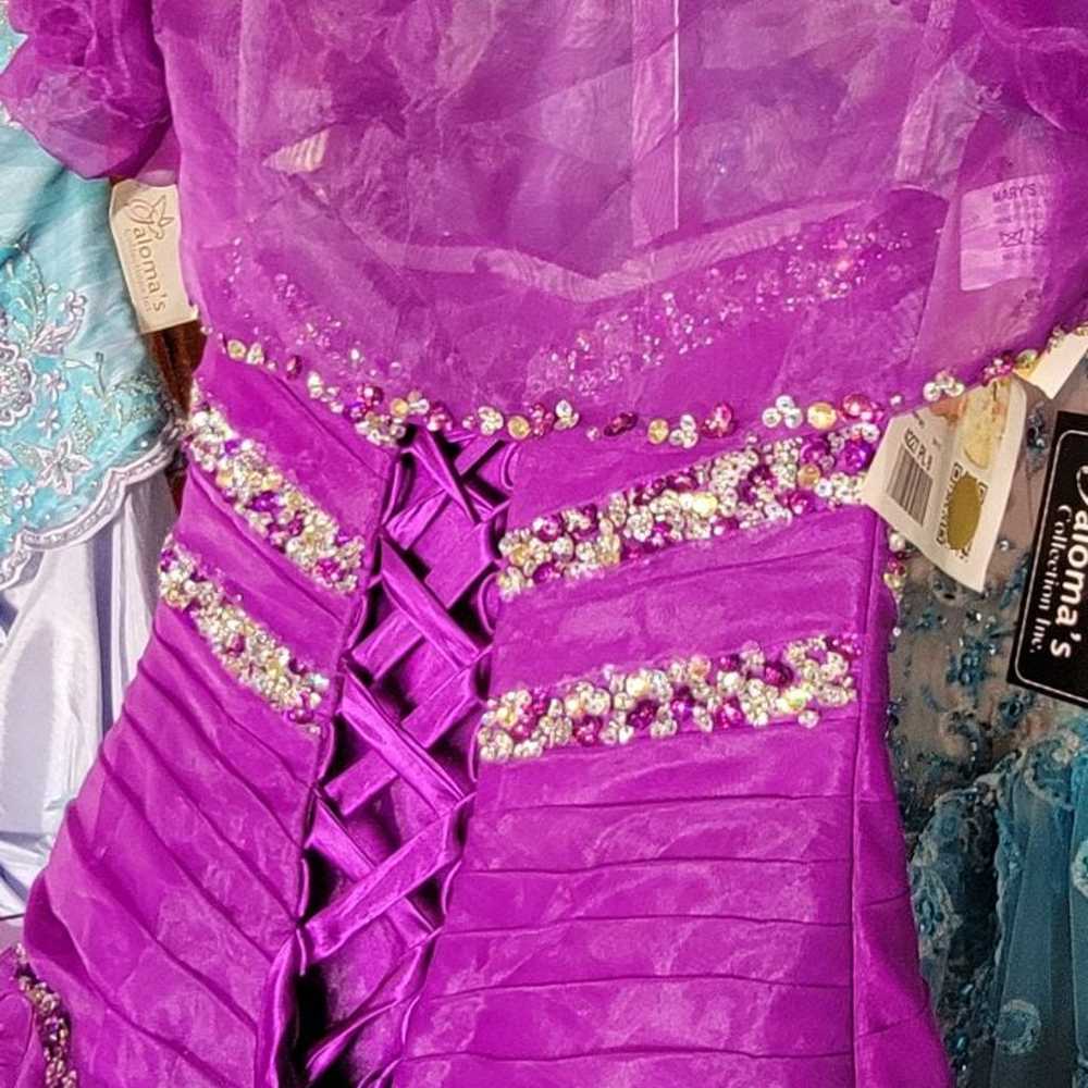 Purple Quinceañera Dress / Prom Dress / Ball Gown - image 12