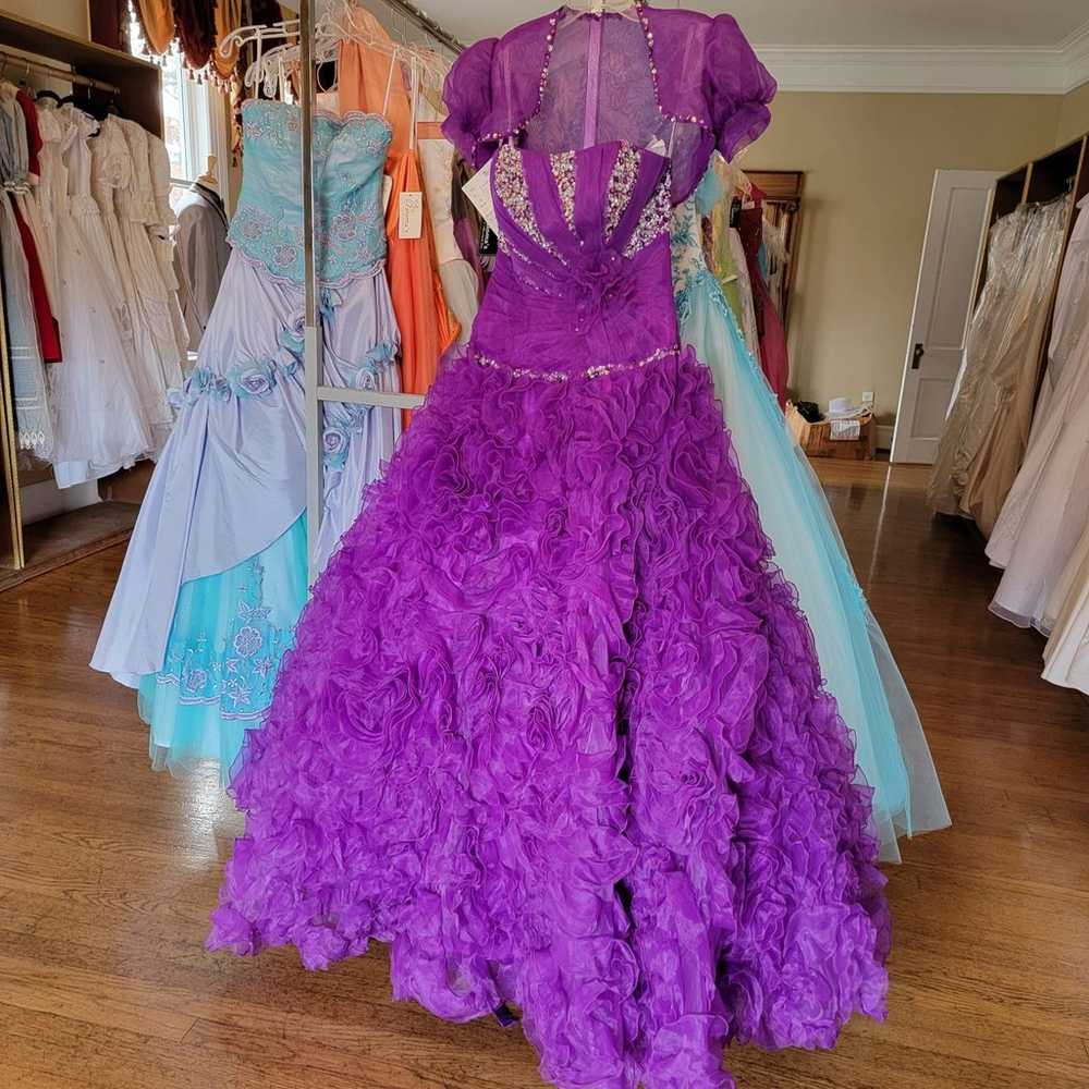 Purple Quinceañera Dress / Prom Dress / Ball Gown - image 2