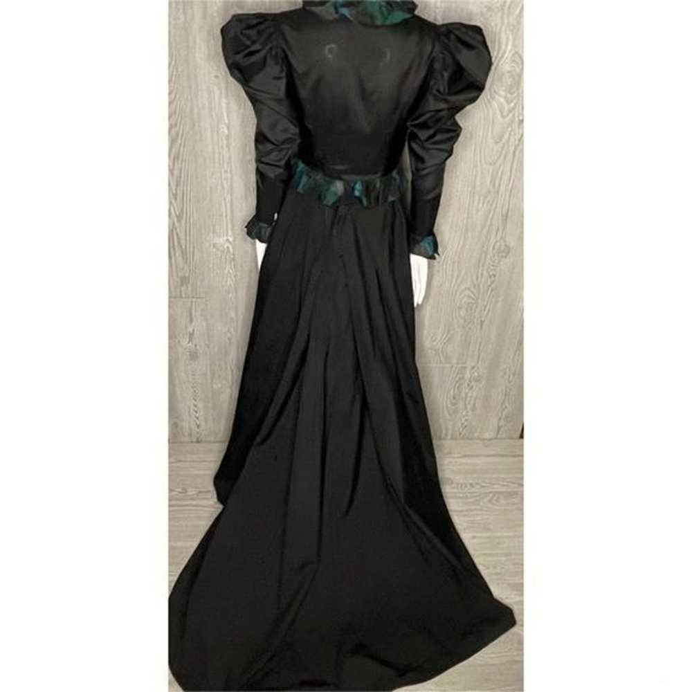 Vintage Victorian 2 pc dress top & skirt witchy /… - image 11