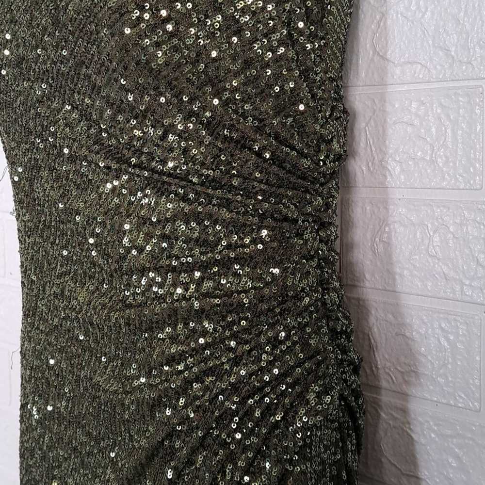 IEENA for Mac Duggal Sequined Drop Shoulder Faux … - image 8