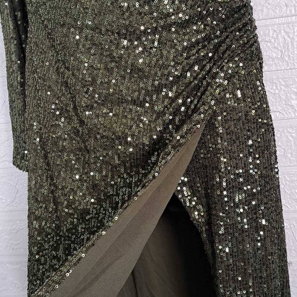 IEENA for Mac Duggal Sequined Drop Shoulder Faux … - image 9