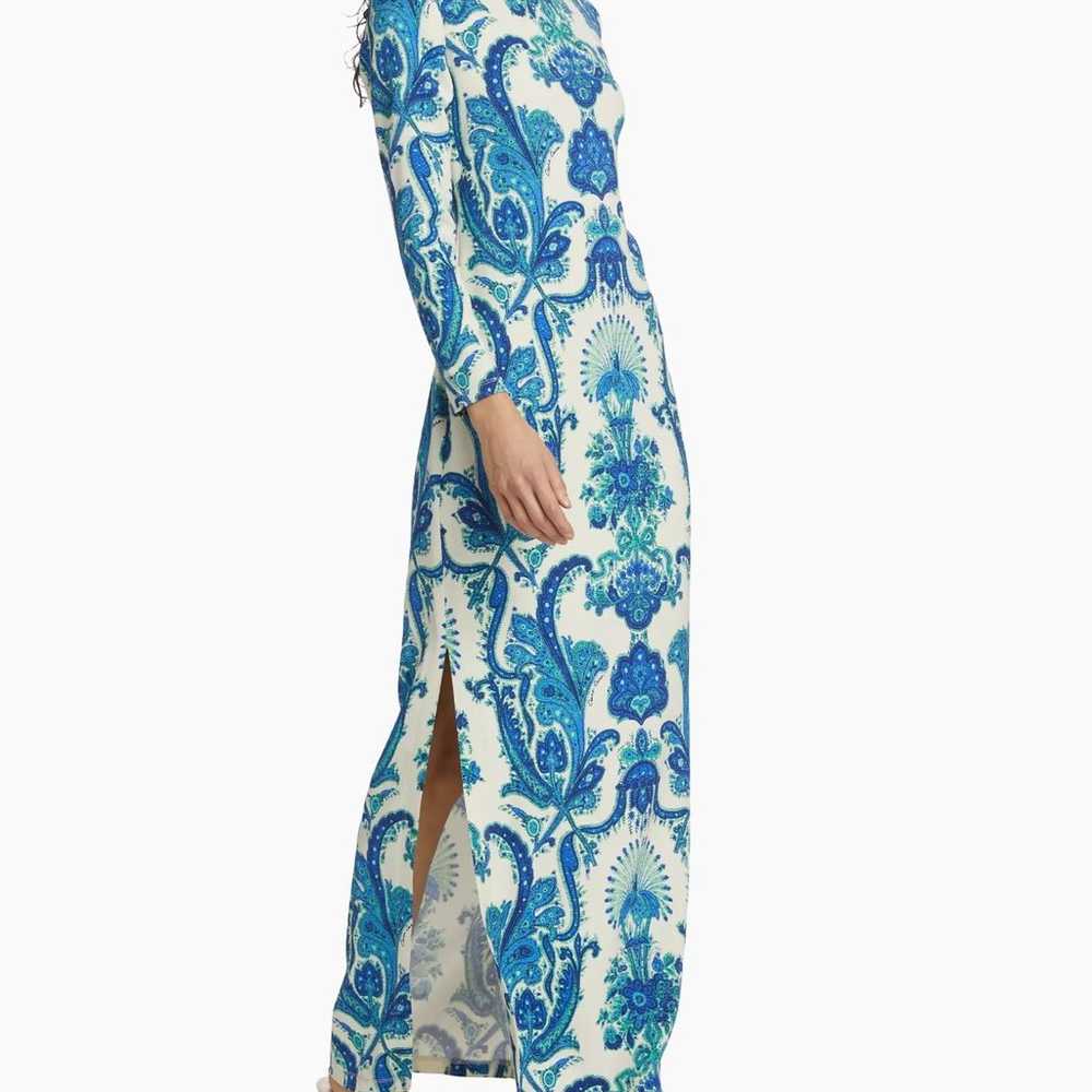 Cara Cara Aria Open-back Maxi Dress in Peacock Bl… - image 2