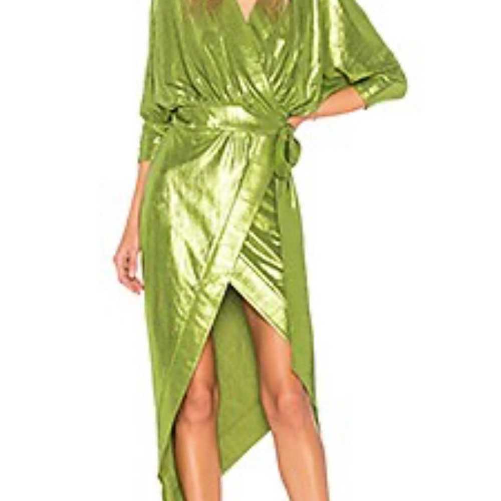 Zhivago Picture This dress green apple size small - image 3