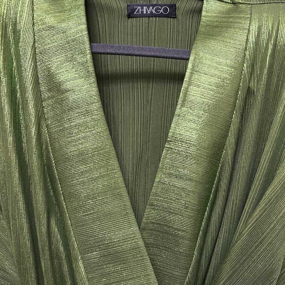 Zhivago Picture This dress green apple size small - image 5