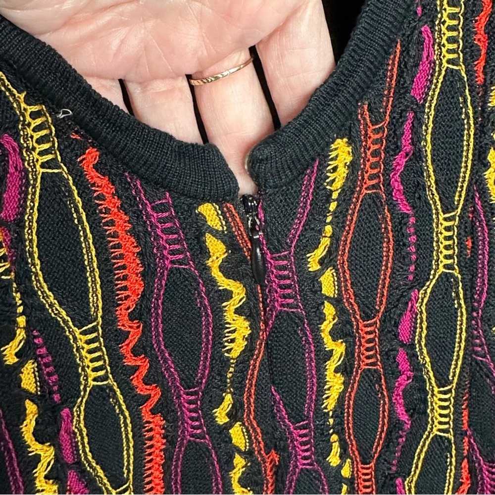 Vintage NATURALS by COOGI AUSTRALIA 3D Knit Color… - image 8