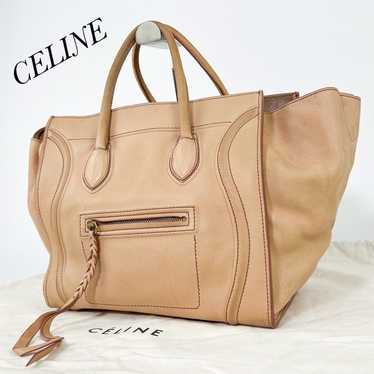 Celine Luggage Phantom Tote Bag A4 Storage Leathe… - image 1