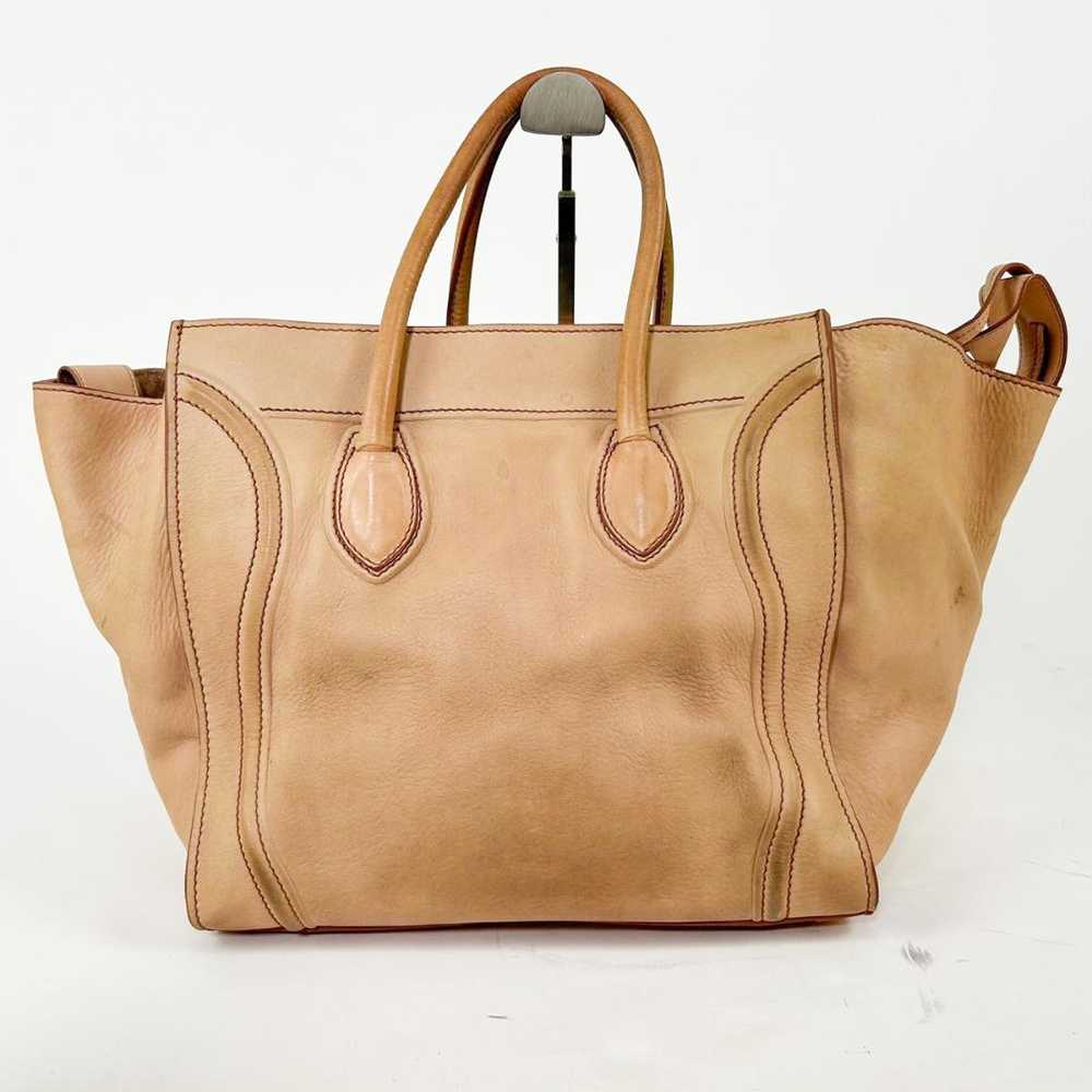 Celine Luggage Phantom Tote Bag A4 Storage Leathe… - image 3