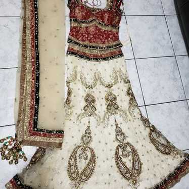 Pakistani Indian bridal lehanga - image 1