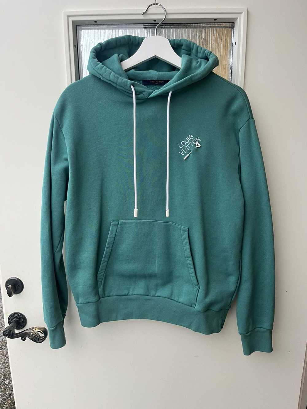 Louis Vuitton Louis Vuitton Pastel Green Hoodie - image 1