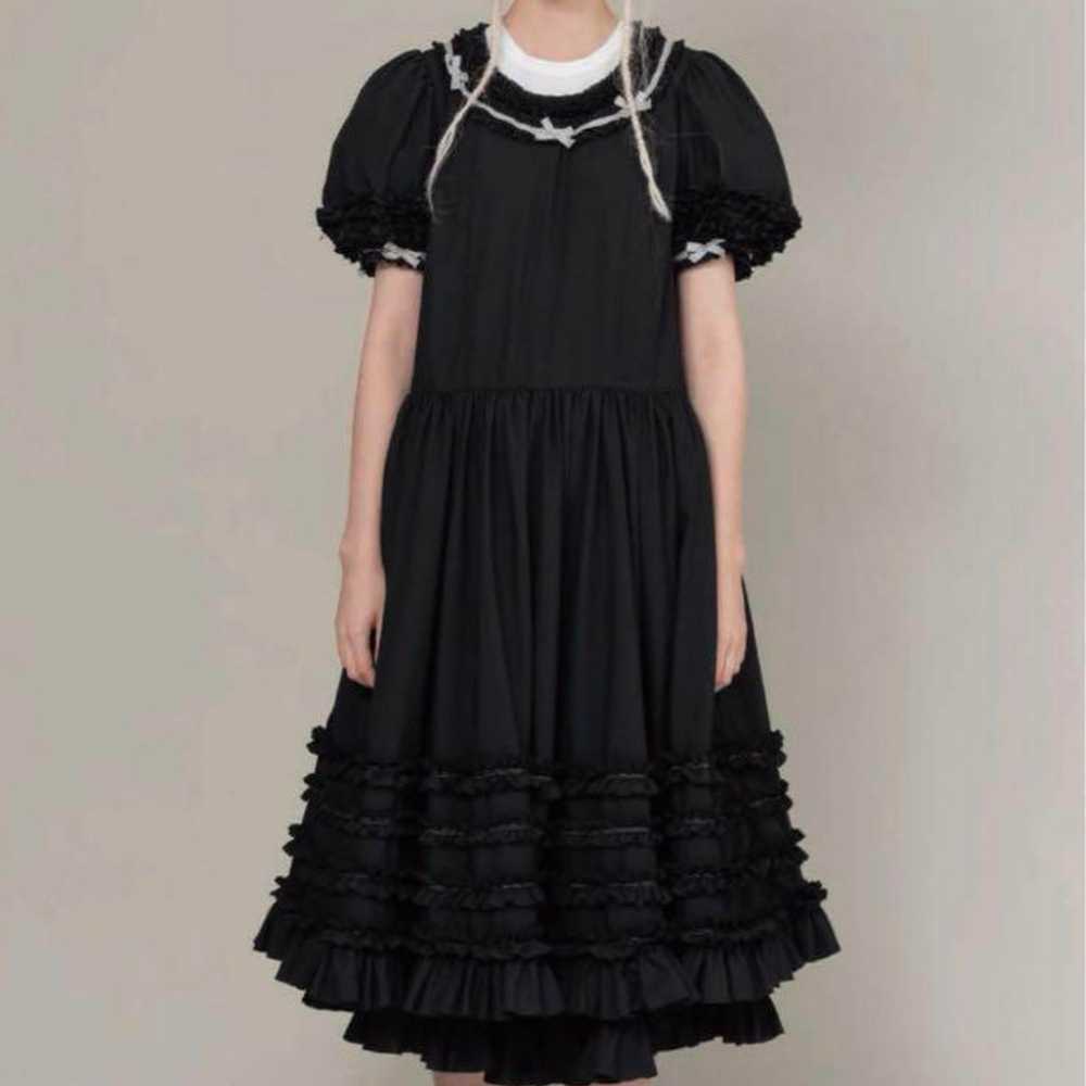 Comme des Garçons Girl Frilled Short Sleeve Dress - image 1