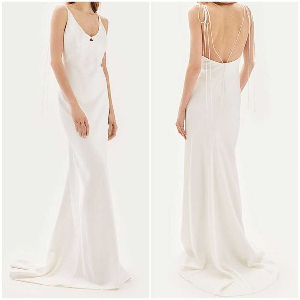 Topshop Bridal Collection White Ivory Tie Shoulde… - image 1