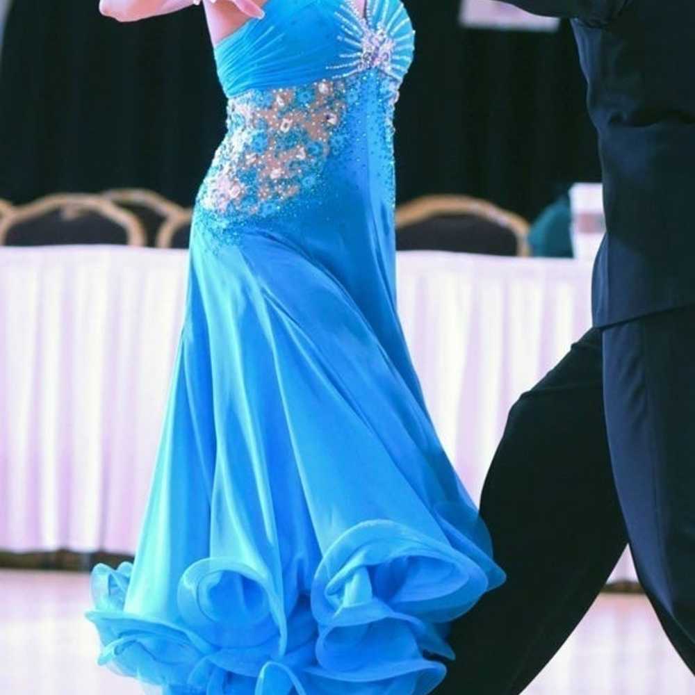 Ballroom dance dress size 6-8 - image 4