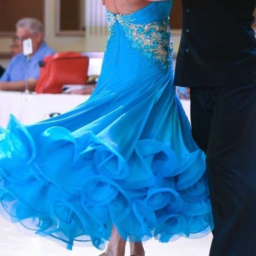 Ballroom dance dress size 6-8 - image 5