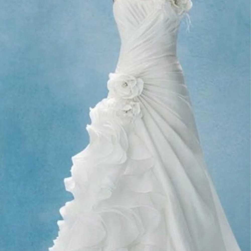 Alfred Angelo Ariel Wedding Dress Sz 6 - image 6