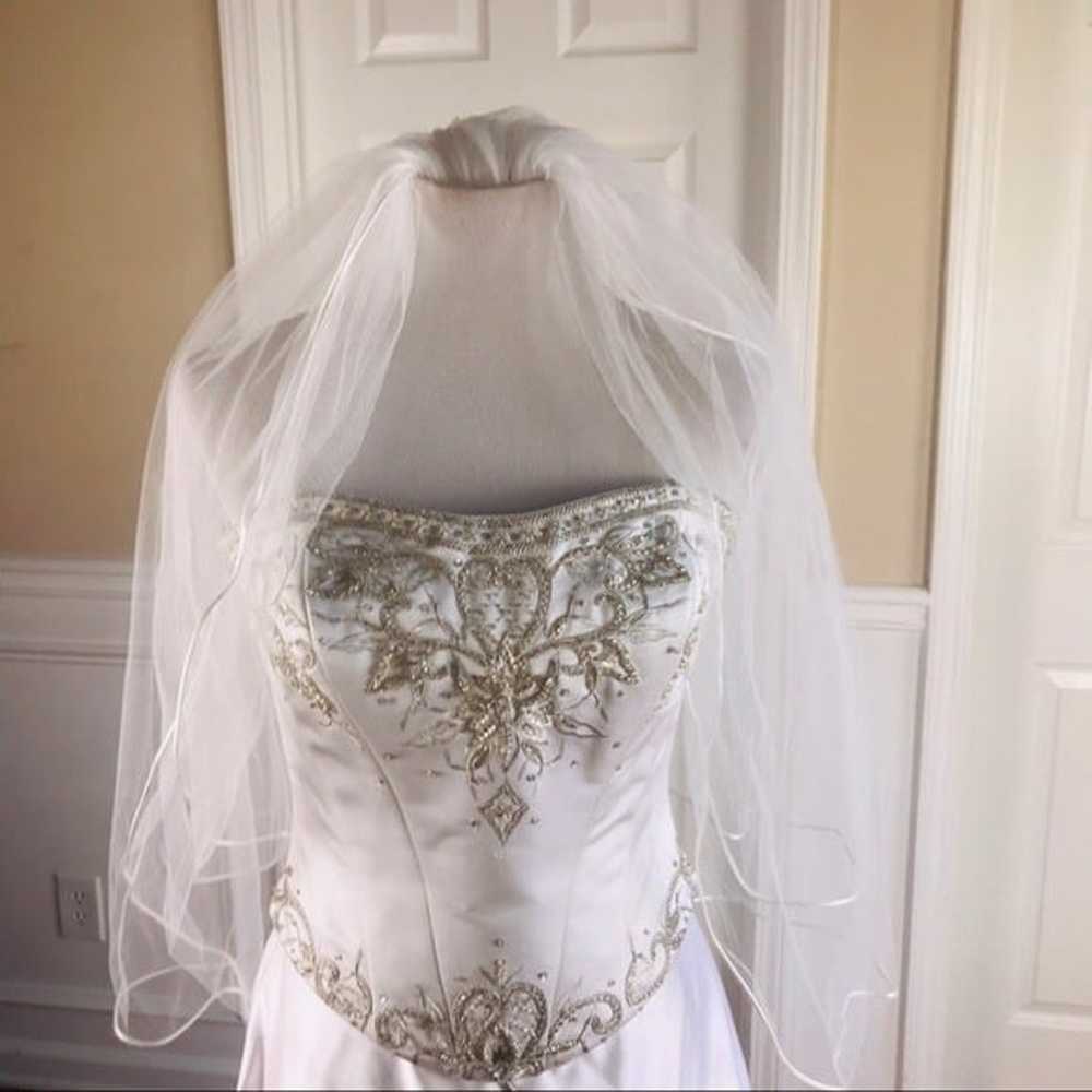 Da Vinci Beaded Wedding Corset Skirt - image 3