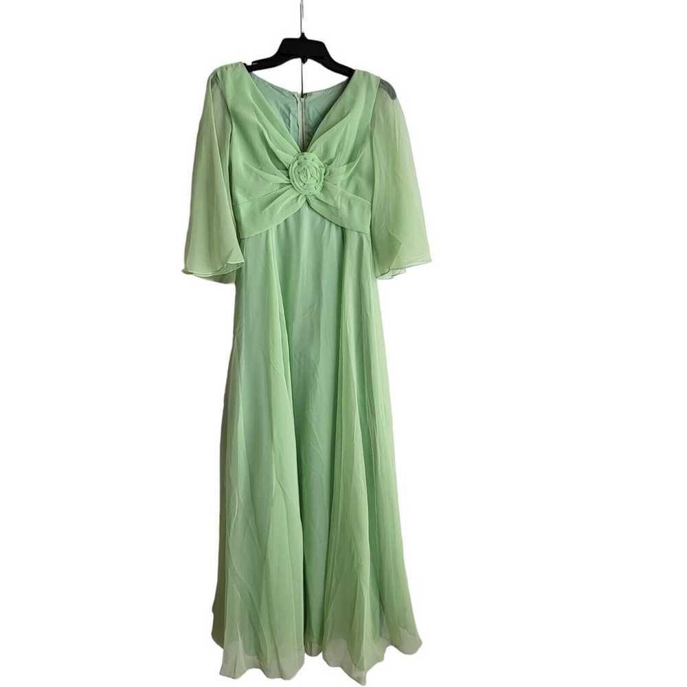 Vintage 60s Miss Elliette California Mint Green C… - image 1