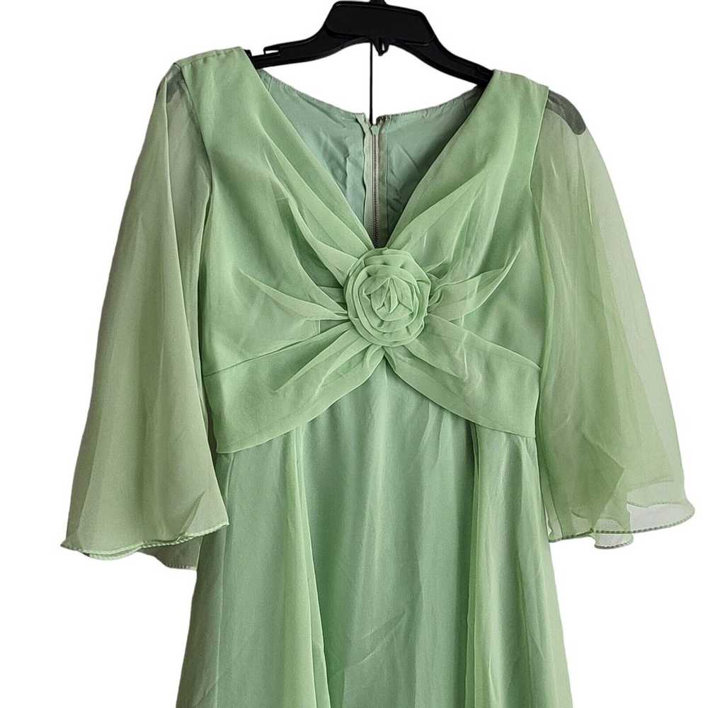 Vintage 60s Miss Elliette California Mint Green C… - image 2