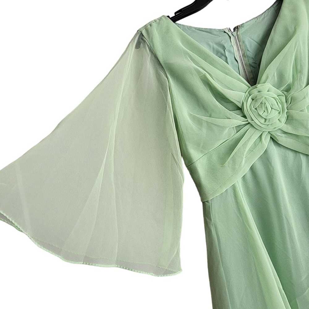 Vintage 60s Miss Elliette California Mint Green C… - image 4