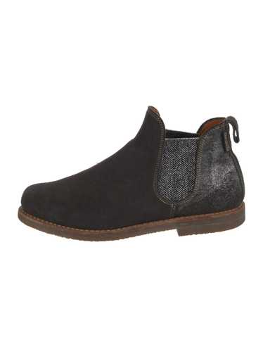 Penelope Chilvers Suede Ankle Chelsea Boots Grey … - image 1