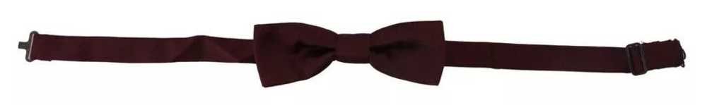 Dolce & Gabbana Bordeaux Silk Adjustable Neck Men… - image 3