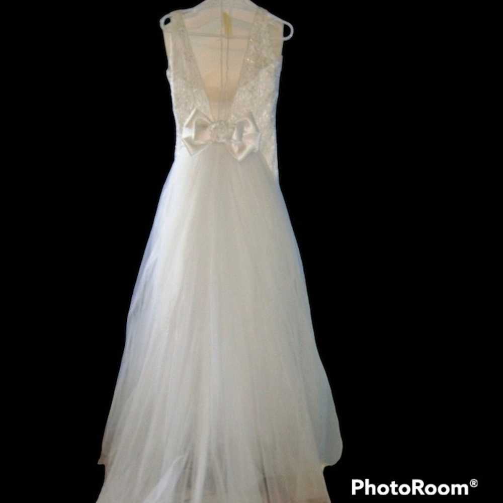 Wedding Dress, White/Formal Dress Tea length, Siz… - image 1