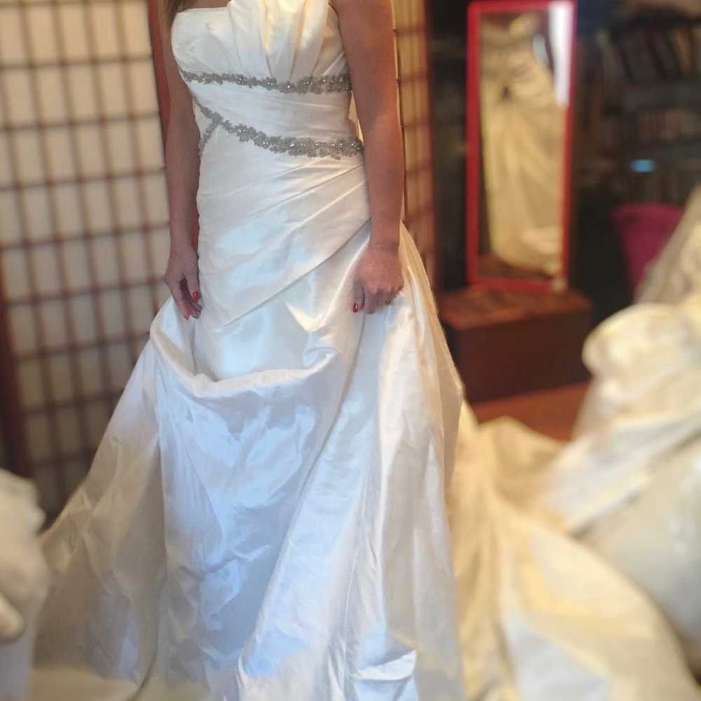 St. Patrick Satin Taffeta Wedding Gown - image 4