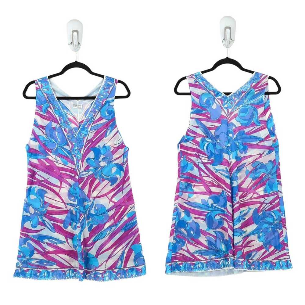 Emilio Pucci Formfit Rogers Women M Slip Dress Bl… - image 2