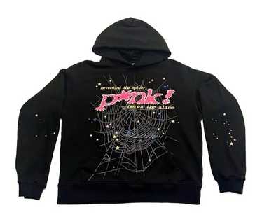 sp5der 黒パーカー値下げ中 SP5DER BLACK STAR OG WEB V2 OUTLINE HOODIE | Brand,S-Z