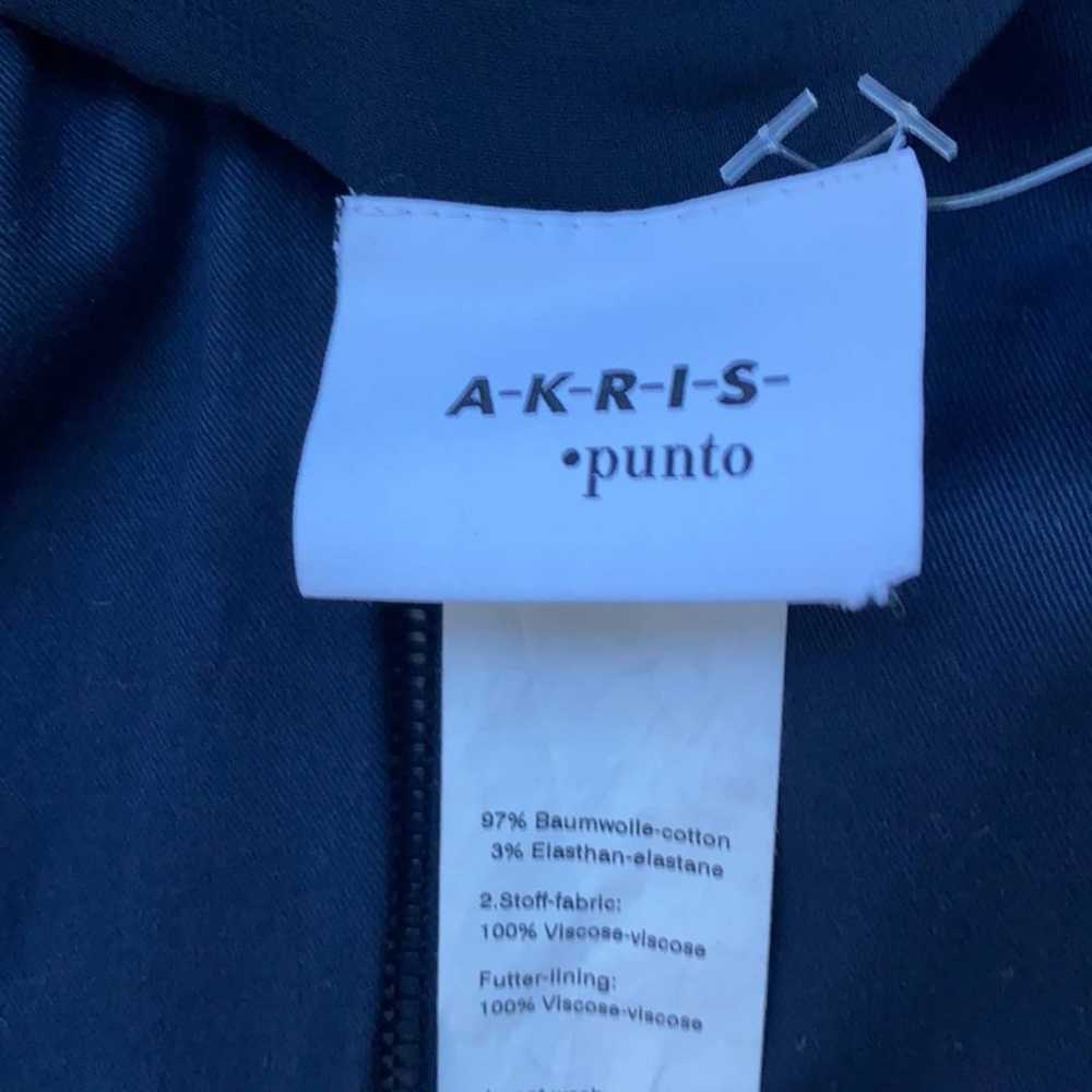 AKRIS PUNTO  Zip-Front Seamed Dress size M - image 10