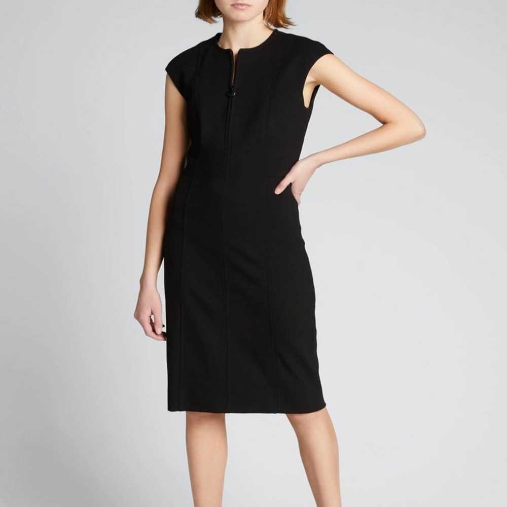 AKRIS PUNTO  Zip-Front Seamed Dress size M - image 3