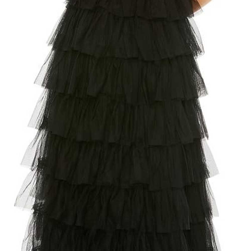 Leena by mac Duggal  / RUFFLE TIERED SEQUIN HIGH … - image 3