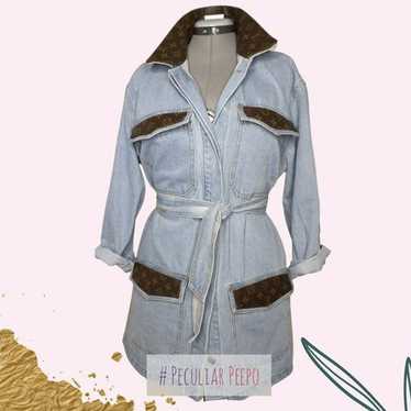 Re-Purposed Louis Vuitton Denim Dress