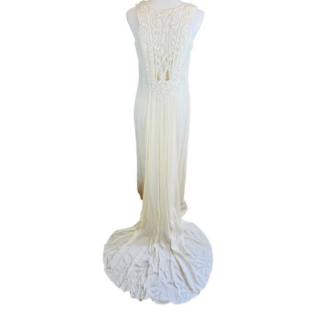 Jessica McClintock Ivory Wedding Dress - image 12