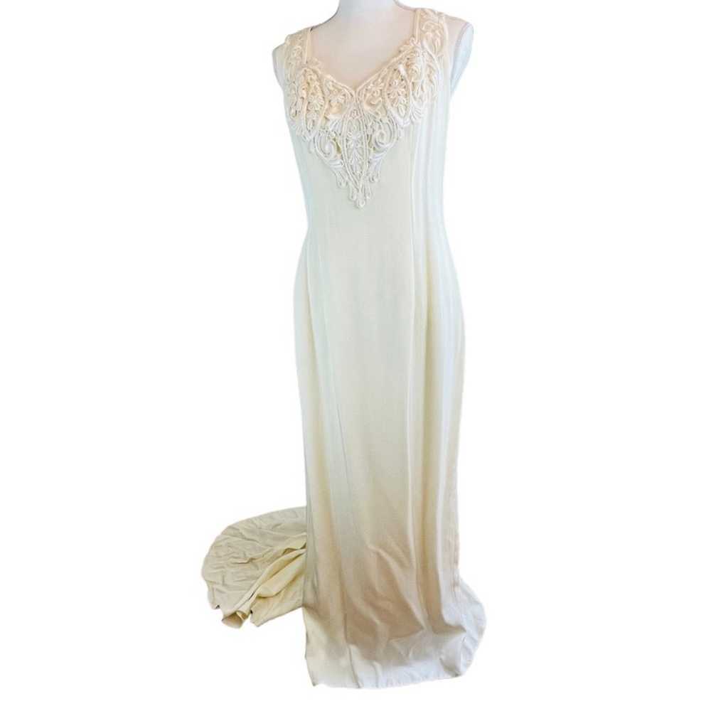 Jessica McClintock Ivory Wedding Dress - image 9