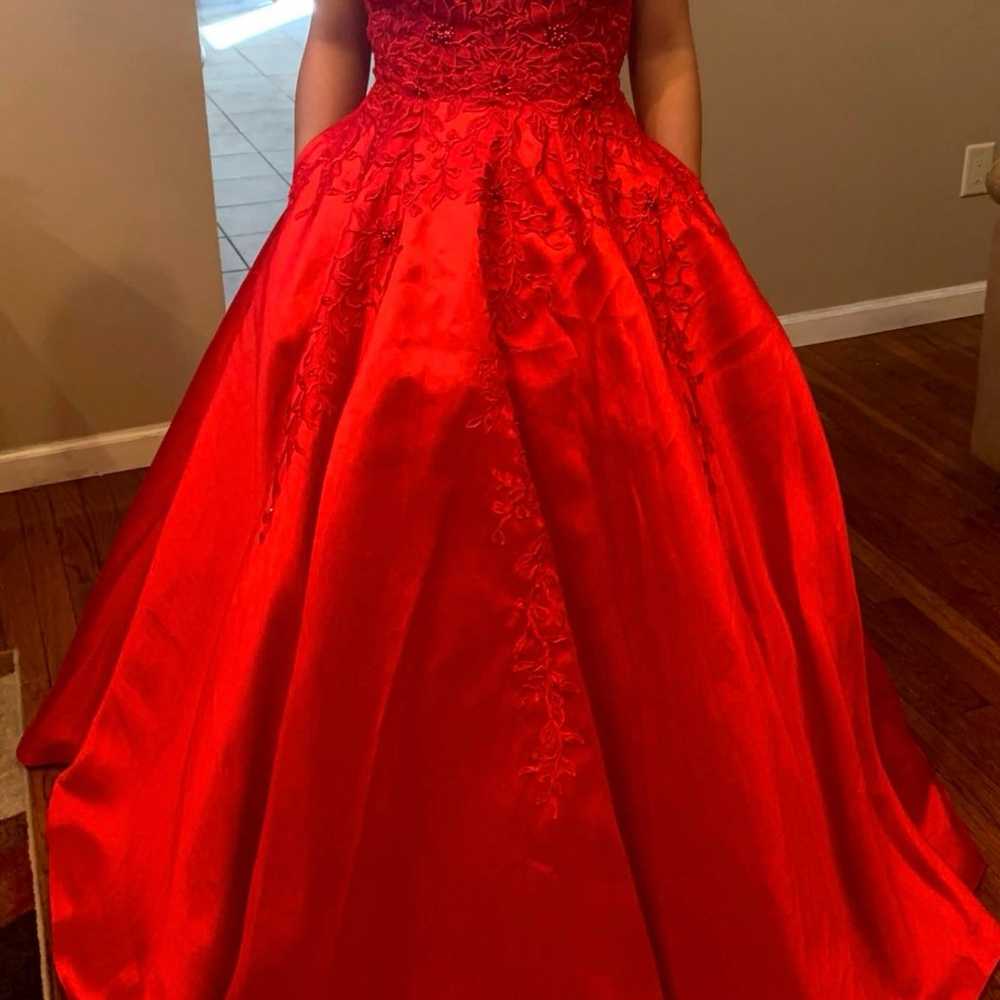 Ellie Wilde Ball Gown (Red) - image 3