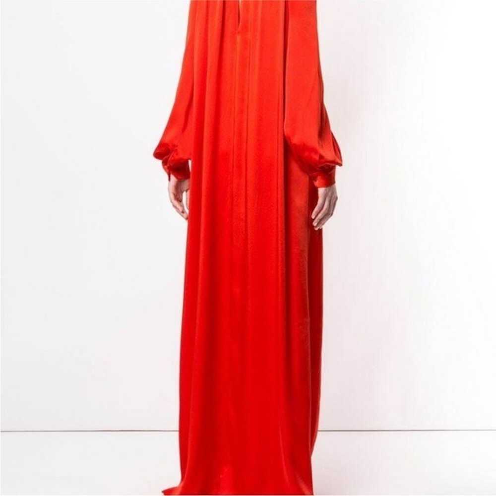 Rosetta Getty red cold shoulder gown - image 6