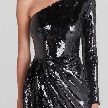 Nadine Merabi Black Sequin Dress - image 1