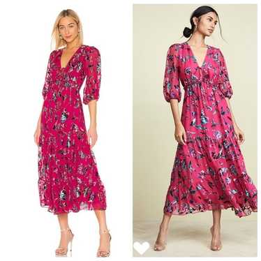 TANYA TAYLOR Dulce Silk Floral Dress