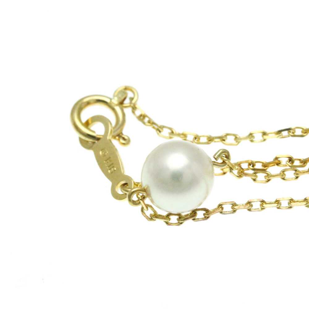 Other Mikimoto Station Pearl Necklace Yellow Gold… - image 12