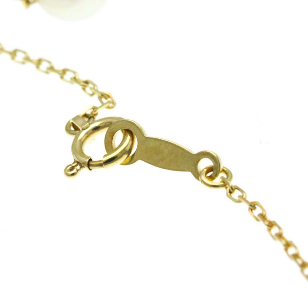 Other Mikimoto Station Pearl Necklace Yellow Gold… - image 5