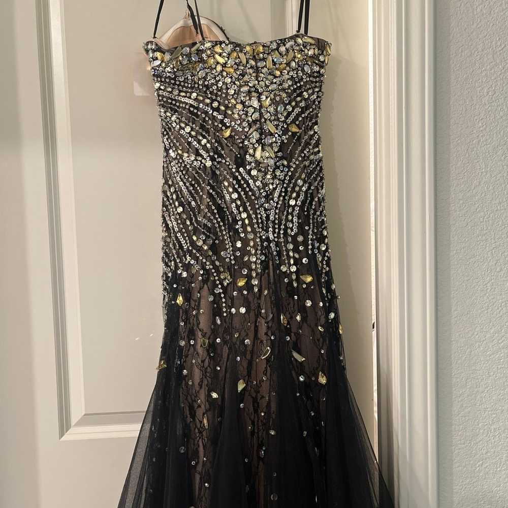 black strapless dress - image 3