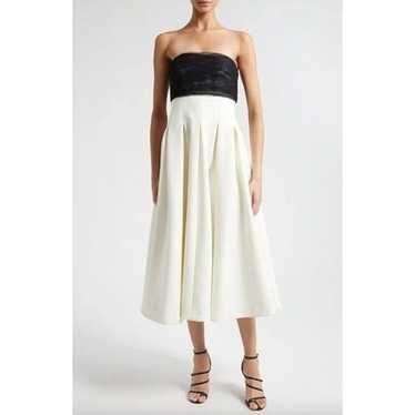 Cinq a Sept Odessa Strapless Tulle Midi Cocktail … - image 1